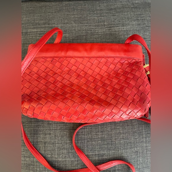 Jay Herbert Vintage Red Shoulder Bag Made in the USA - Picture 6 of 8